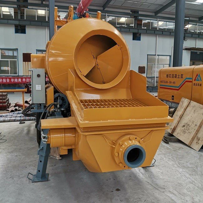 Diesel concrete mixer pump